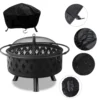 H31a0c6829c1b4a0bbb2f092b0f111debF-1.webp Round Fire Pit Cover Waterproof BBQ Dust Cover
