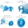 Collapsible Camping Water Bucket with Tap