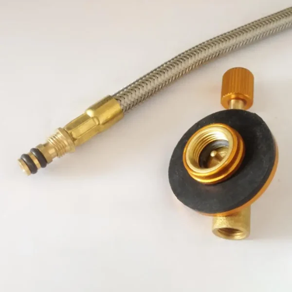 Camping Stove Gas Valve Connector Extension Tube