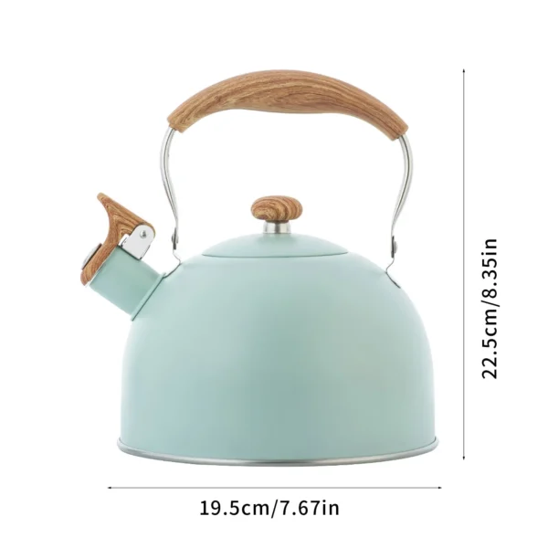 Stainless Steel Whistling Kettle 2.5L Induction Ready