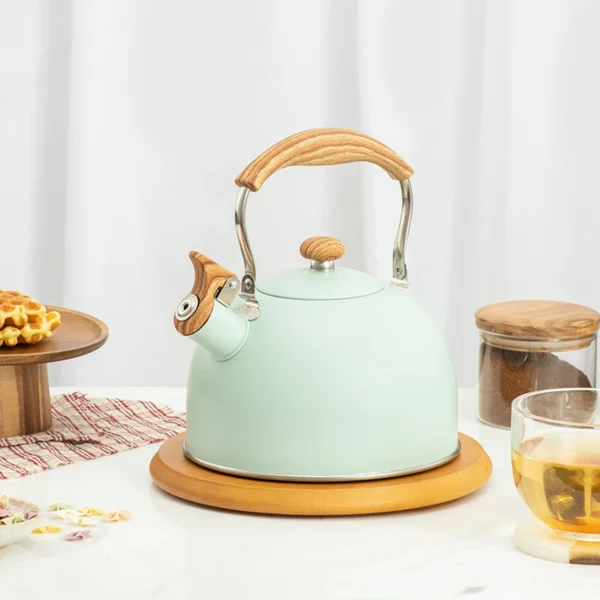 Stainless Steel Whistling Kettle 2.5L Induction Ready