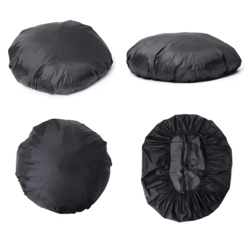 Round Fire Pit Cover Waterproof BBQ Dust Cover