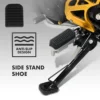 Motorcycle Kickstand Pad Rubber Side Stand Base