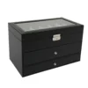 3 Tier Jewelry Box Watch Case Lockable