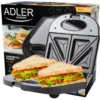850W Sandwich Toaster 4 Triangle Plates