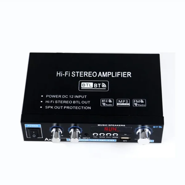 AK35 Mini 400W Stereo Bluetooth Audio Amplifier
