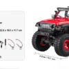 1/24 4WD RC Off-Road Truck with Lights
