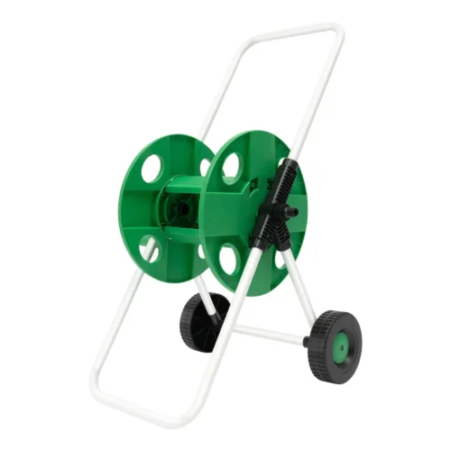 Portable Garden Hose Reel Trolley 50m Capacity