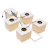 Hydroponic DWC System 4 Buckets w/ Pump