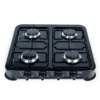 Promis KG400 4-Burner Gas Cooker Black