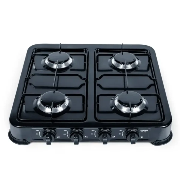 Promis KG400 4-Burner Gas Cooker Black
