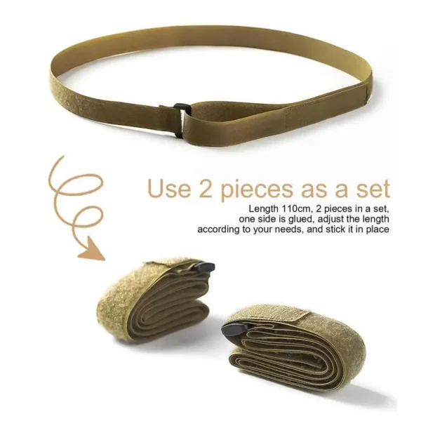 Lashing Straps 2pcs Elastic Hook & Loop Set