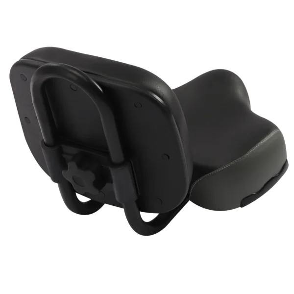 Bike Saddle with Backrest Adjustable PU Cushion