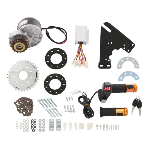 E-Bike Conversion Kit 3300RPM Motor w/ LED Display