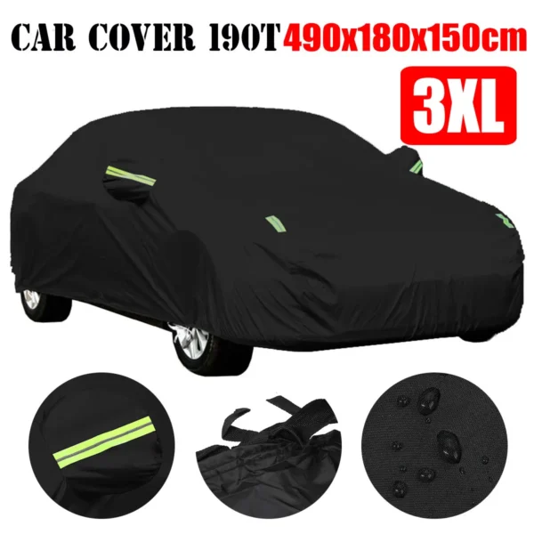Universal Sedan Car Cover Waterproof UV Dust Protection