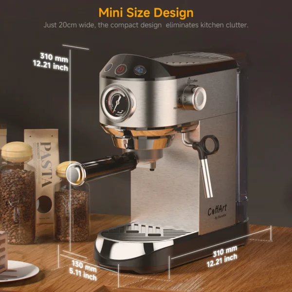 BioloMix 20 Bar Espresso Machine Frother