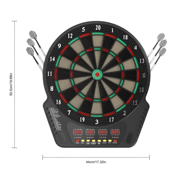 Electronic Dartboard Set 16 Players w/ Darts