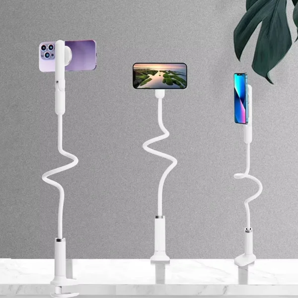 Adjustable Phone Holder 360° Clip Arm Mount