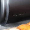 S22a9a5fd8a34452d9a5a283863a0cb0ce.webp Black steel bread box 43x27.5x18.5 cm