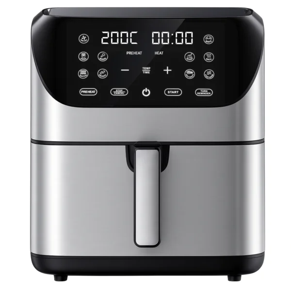 8L Air Fryer 1800W 10 Programs LED Display