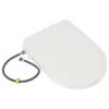 D-Shape Bidet Toilet Seat Dual Nozzle White