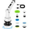 Cordless Electric Spin Scrubber Dual Speed 9 Heads