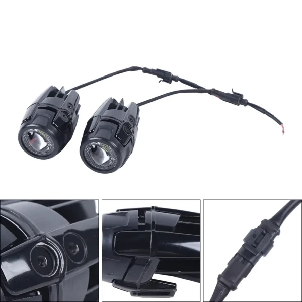 Motorcycle LED Fog Lights 6000K Waterproof (2pcs)