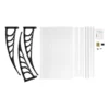 S2ca245aad957444c8daa8ef4a63ef752P-1.webp Door Canopy 200x90cm Polycarbonate Awning