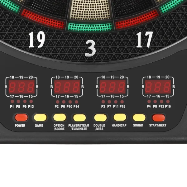 Electronic Dartboard Set 16 Players w/ Darts