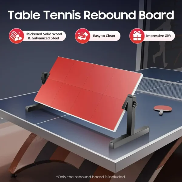 360° Table Tennis Rebound Board Solid Wood