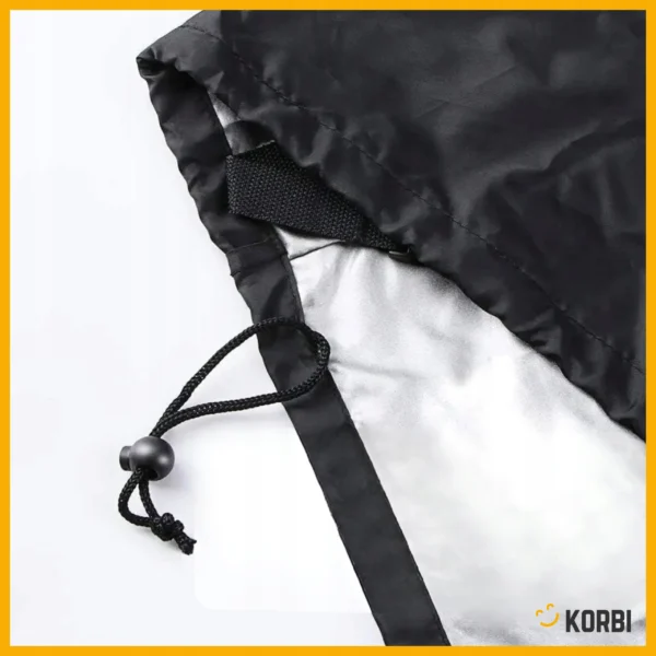 Korbi Gas Grill Cover Waterproof Black