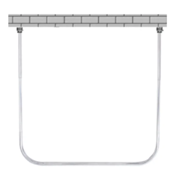 Stainless Steel U-Shape Shower Curtain Rail