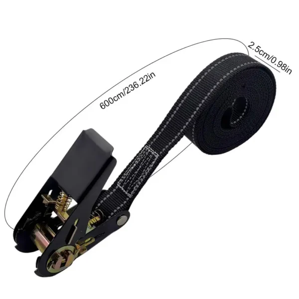 Heavy Duty Ratchet Tie Down Straps for Cargo