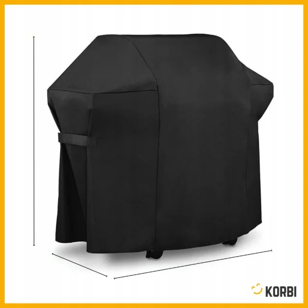 Korbi Gas Grill Cover Waterproof Black
