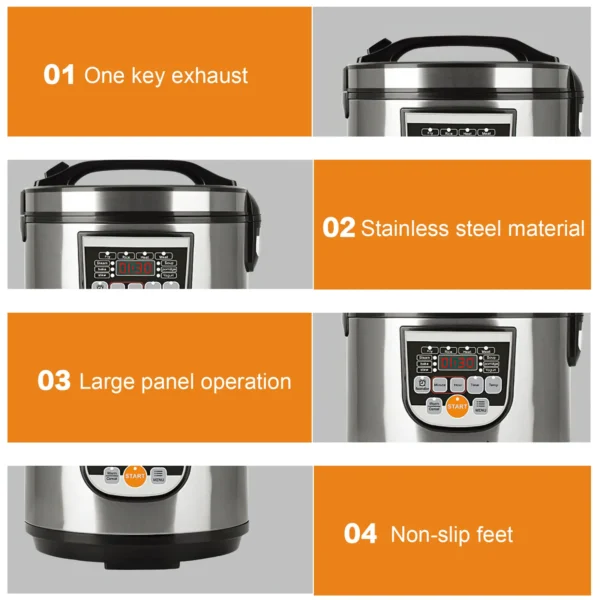 5L Smart Stainless Steel Rice Cooker