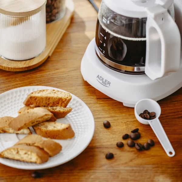 Adler 0.6L Coffee Maker Jug White