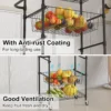 4-Tier Rolling Cart Kitchen Storage Rack