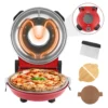 S3f7ec89f128a41428384a8a381b78bc85.webp 12" Pizza Oven 1200W Glazed Ceramic Stone 420℃