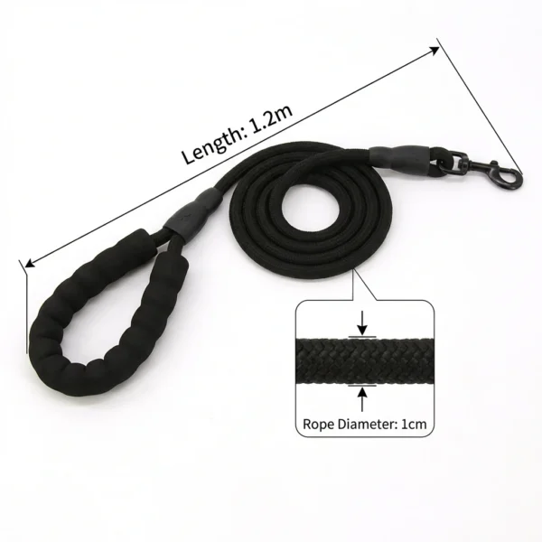 Shock Absorbing Dog Leash Heavy Duty Anti-Pull