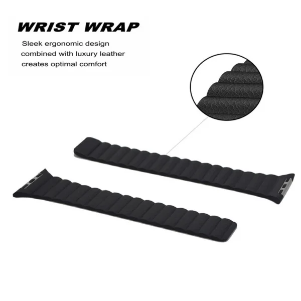 S41f1c91a0f7249a08ee56a1d2208f85by.webp Leather Loop Magnetic Band for Apple Watch 38–49mm
