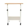 Standing Desk C-Shaped Adjustable 70–90cm with Wheels