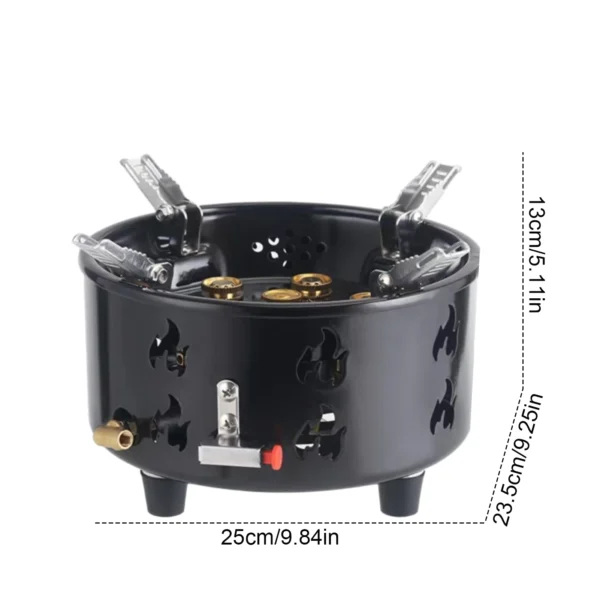 Camping Gas Burner 19800W Portable Cassette Stove
