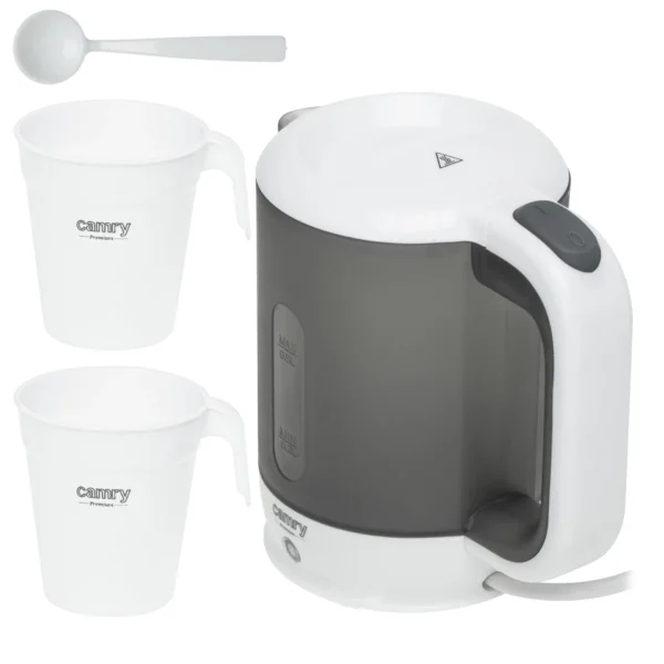 Camry 0.5L Electric Kettle Set 900W White