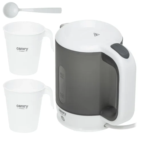 Camry 0.5L Electric Kettle Set 900W White
