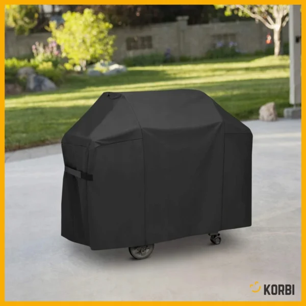 Korbi Gas Grill Cover Waterproof Black