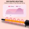 Hatteker Hair Curler Adjustable Temp Curling Iron