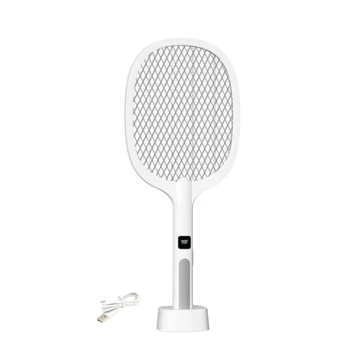 Rechargeable Electric Fly Swatter with Light