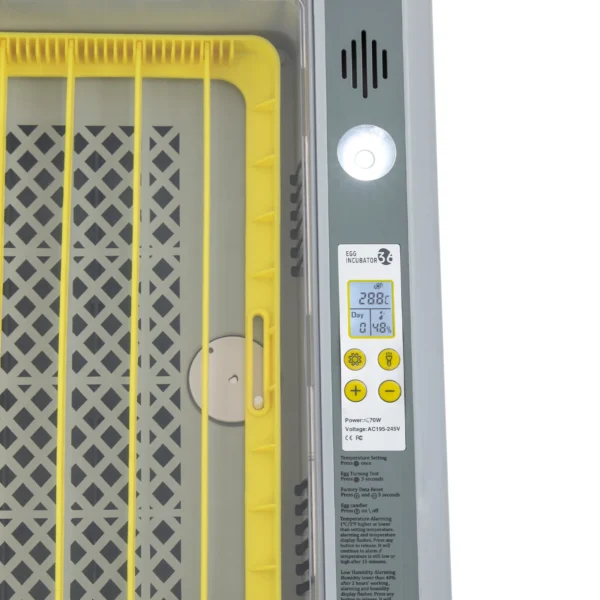 36 Egg Incubator Auto Turning Temp & Humidity