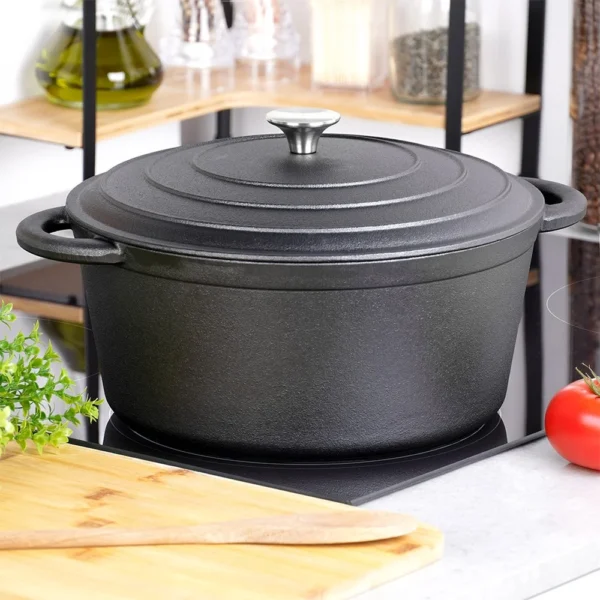 S5bc51e7af45a49859682e990c7536e57X.webp Cast iron pot 28cm, 5.9L