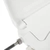 D-Shape Bidet Toilet Seat Dual Nozzle White